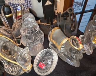 Crystal Nativity pieces (Gorham) 