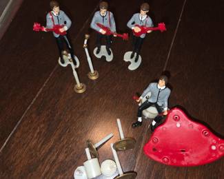 1960's Wilton Beatles cake toppers