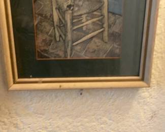 Framed Print of Vincent van Gogh's Chair