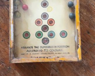 Vintage R. Journet The Dumb-Bells Puzzle Dexterity Game London England