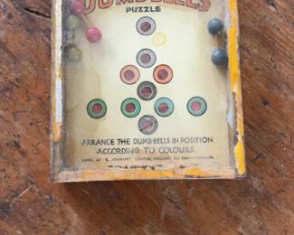 Vintage R. Journet The Dumb-Bells Puzzle Dexterity Game London England