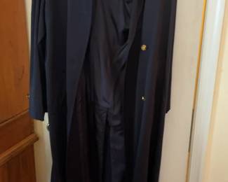 Celine Paris Vintage Navy Blue Trench Coat
