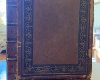 Antique 1864 Christmas Poems and Pictures 