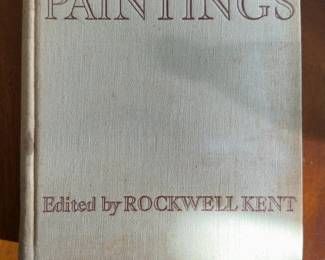 World-Famous Paintings Edited by Rockwell Kent Hardcover Book