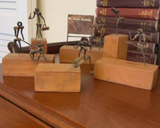 Alex Ruhl Metal Sculptures Set of 6