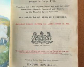 The Red Letter New Testament - Large Type - Collins' Clear-Type Press
