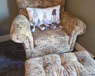 Chair & ottoman