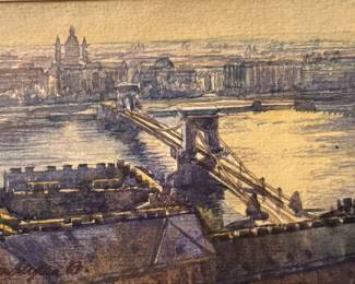 Small detailed European painting