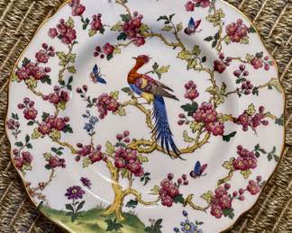 Antique 19th C Spode “Chelsea Bird”. Immaculate PAIR AVAILABLE