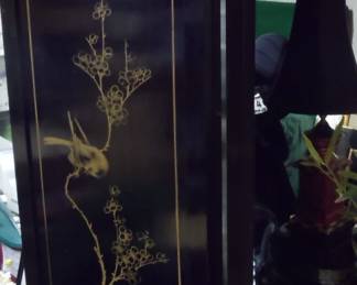 Asian style folding screen