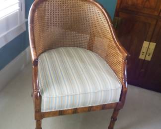 wicker bedroom chair