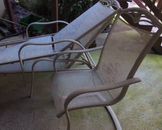 outdoor chairs and lounge