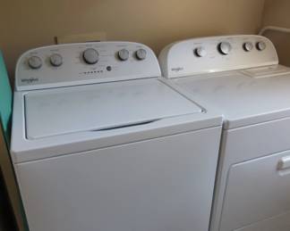 Whirlpool washer and dryer