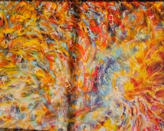 very colorful modern art