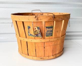 39 VintageWhiteHouseFruitVegetableCrate