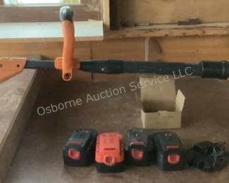 Battery operated trimmer