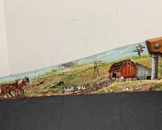 Hand painted saw