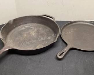 Lodge cast iron pans