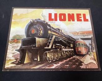 Lionel tin sign