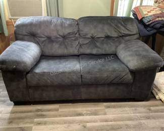 Overstuffed love seat