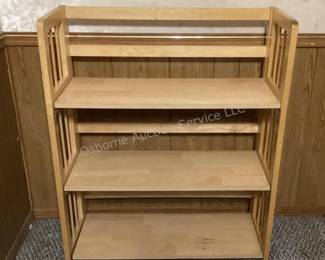 Folding shelf unit