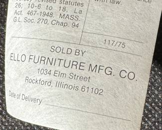 Ello Furniture Mfg. Co. Postmodern Dining Chairs