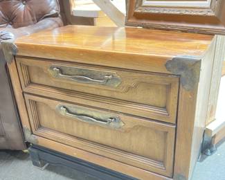 nightstand brass hardware Hollywood regency $25 after 75% applied 