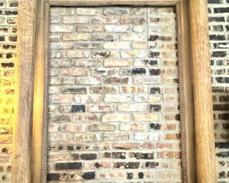 Fireplace Oak Column Frame, European Neoclassical Architectural Treasure