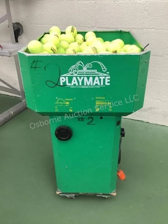 Playmate tennis ball serving machine (1 of several)