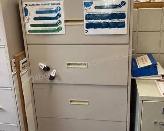 Lateral file cabinet