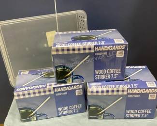 Wood coffee stirrers