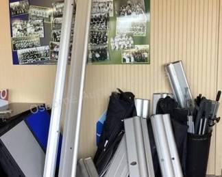 Aluminum banner assemblies