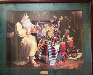 Original signed/numbered framed art, "The Dreamers Trunk" by Dean Morrissey