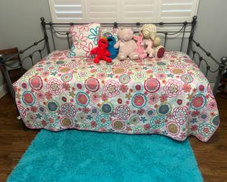 Like new iron daybed from Havertys with new twin mattresses only used a couple times when my granddaughter visits from Ohio