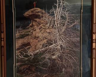 Bev Doolittle signed and numbered framed art, "Prayer for the Wild Things"