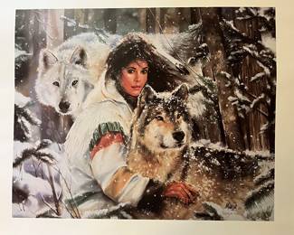 Maija "Spirit of the Wolf" Signed and numbered