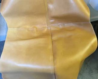 Two leather "Butterfly Chair" covers.