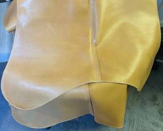 Two leather "Butterfly Chair" covers.