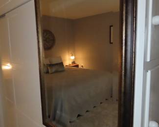 Second large framed mirror.