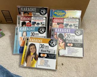 Tons of Karaoke CD's