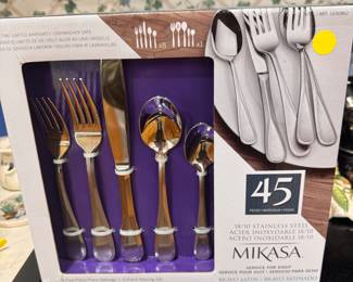 New in the box Mikasa flatware