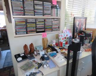 Office supplies,  and CDs