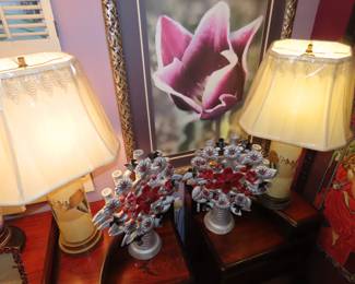 Vintage handmade South American candleabras