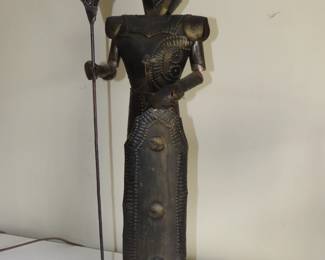 20 inch knight in armour, (metal).