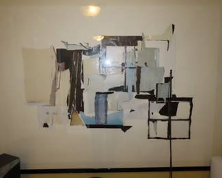 Abstract. "Windows and Doors" Collage.