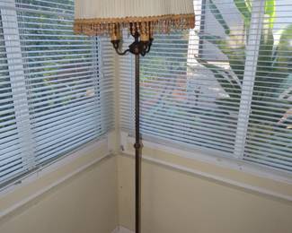 Vintage Bohemian floor lamp.