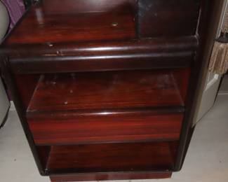 Two rosewood  Westnofa nightstands.