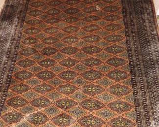 Silk area rug