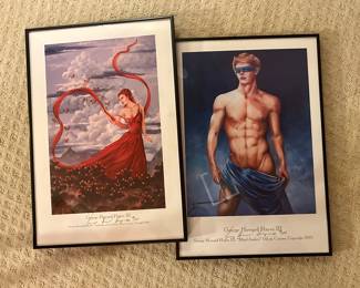 Signed George H. Hayes III artwork 