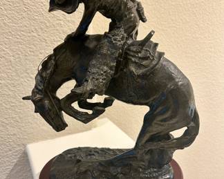 Frederic Remington “Rattlesnake” statue 
